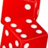 Red Dice Cardboard Cutout