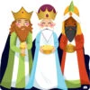 3 Wise Men 110 Cardboard Cutout