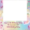Unicorn Fairy 420 Selfie Frame Small - 90cm X 60cm -Lifesize Cutouts Shop 82233 unicorn birthday frame lge scaled
