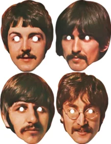 The Beatles Celebrity Masks - Set Of 4