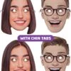 Custom Cartoon Face Masks (If You Just Need 1 Mask For Each Photo Uploaded) -Lifesize Cutouts Shop Custom Cartoon Face Examples