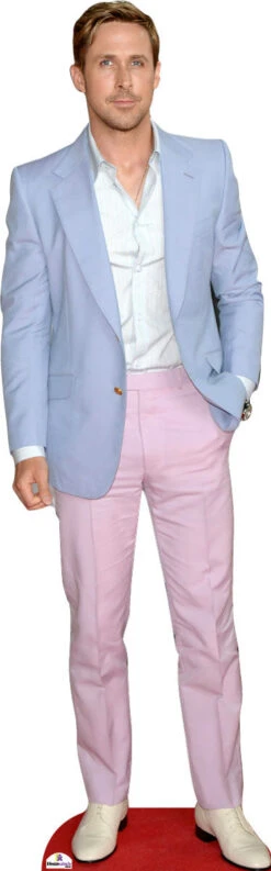 Ryan Gosling 088 Blue Suit Celebrity Cutout