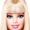 Doll Head Cardboard Cutout 301 - Medium 110cm