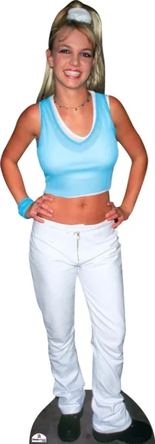 Britney Spears In White Jeans 611 Celebrity Cutout