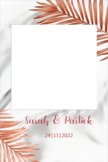 Bronze Leaf 437 Selfie Frame Large - 115cm X 80cm