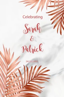 Bronze Leaf 437 Welcome Board - 90cm X 60cm