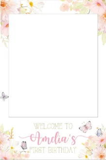 Butterfly 323 Selfie Frame - 90cm X 60cm