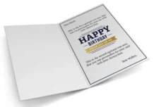 Giant Greeting Card Birthday 003 -Lifesize Cutouts Shop card template 828 portrait inside gold ballooons navy