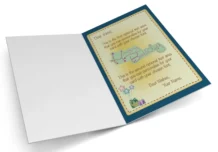 Giant Greeting Card Birthday 008 -Lifesize Cutouts Shop card template 828 portrait inside scrapbook blue