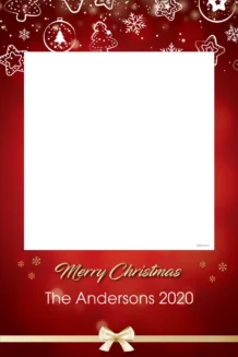 Christmas Season Theme 221 Selfie Frame Large - 115cm X 80cm