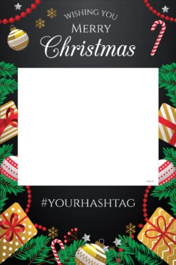Christmas Season Theme 303 Selfie Frame Small - 90cm X 60cm