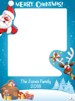 Christmas Season Theme 102 Selfie Frame Small - 90cm X 60cm