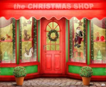 Christmas Shop 075 190cm X 235cm Cardboard Cutout