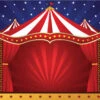 Circus Tent 279 Backdrop Banner - 2m H X 3m W Approx -Lifesize Cutouts Shop circus tent 279 2000x3000 ref 1