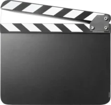 Clapper Board Cardboard Cutout