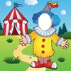 Clown 190 Cardboard Standin -Lifesize Cutouts Shop clown 190 standin 1150 x 900 face out
