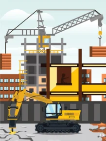 Construction Site Backdrop 872 Banner - 2m H X 1.5m W