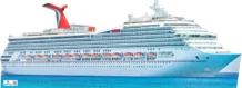 Cruise Ship Cardboard Cutout