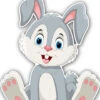 Cute Bunny Sitting 460 Cardboard Cutout -Lifesize Cutouts Shop cute bunny sitting 460 cutout ref