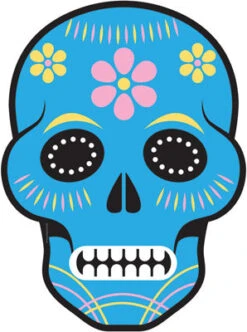 Day Of The Dead Large Mask Cardboard Cutout 002