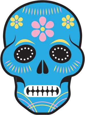 Day Of The Dead Large Mask Cardboard Cutout 002 3 Day Of The Dead Large Mask Cardboard Cutout 002