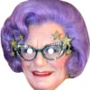 Dame Edna Celebrity Mask -Lifesize Cutouts Shop deame edna mask 286