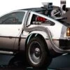 DeLorean Cardboard Cutout