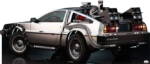 DeLorean Cardboard Cutout