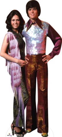 Donny And Marie Osmond Cardboard Cutout