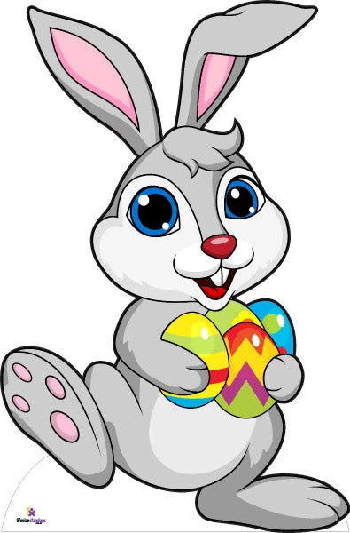 Easter Bunny 778 - 120cm Cardboard Cutout 3 Easter Bunny 778 - 120cm Cardboard Cutout