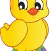 Easter Chick Cardboard Cutout 75cm
