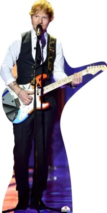 Ed Sheeran With Guitar 482 Cardboard Cutout
