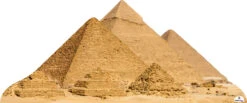 Egyptian Pyramids 072 Cardboard Cutout 96cm X 230cm