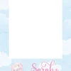 Elephant Baby Shower 312 Selfie Frame Pink - 90cm X 60cm -Lifesize Cutouts Shop elephant baby shower 300 selfie pink background 900 x 600 ref