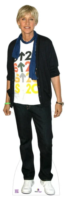Ellen De Generes 456 Celebrity Cutout