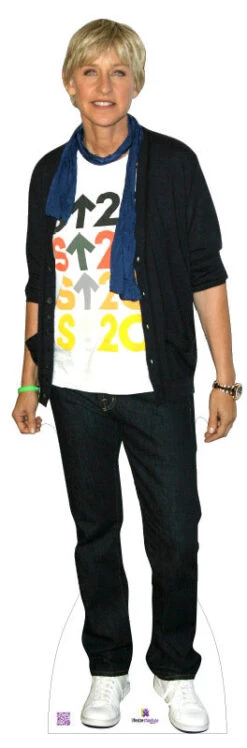 Ellen De Generes 456 Celebrity Cutout