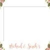 Flower Garden 001 Selfie Frame Large - 115cm X 80cm -Lifesize Cutouts Shop flower garden 001 selfie frame ref