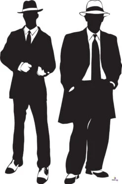 Gangster Boys Cardboard Cutout Package