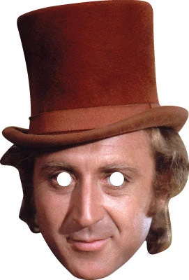 Willy Wonka - Gene Wilder Celebrity Mask 3 Willy Wonka - Gene Wilder Celebrity Mask