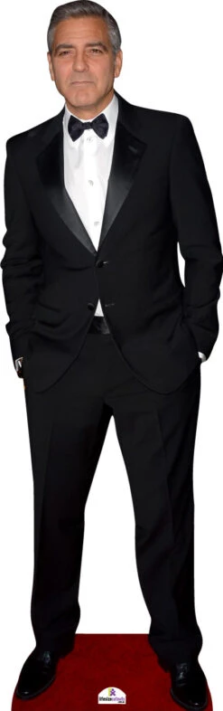 George Clooney Tuxedo 276 Celebrity Cutout