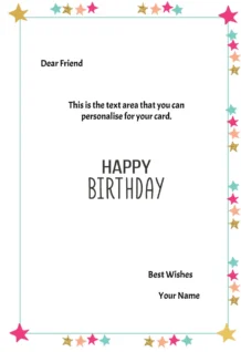 Giant Greeting Card Birthday 102 -Lifesize Cutouts Shop giant card 102 back