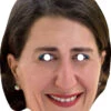 Gladys Berejiklian 675 Celebrity Mask -Lifesize Cutouts Shop gladys berejiklian face mask ref 675