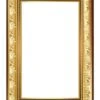 Gold Ornate Design Selfie Frame Small - 90cm X 60cm -Lifesize Cutouts Shop gold frame 311