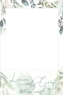 Greenery 311 Selfie Frame Large - 115cm X 80cm