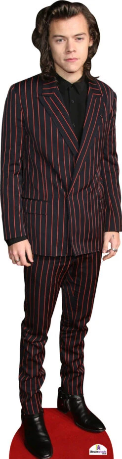 Harry Styles In Red Stripe Suit 562 Celebrity Cutout