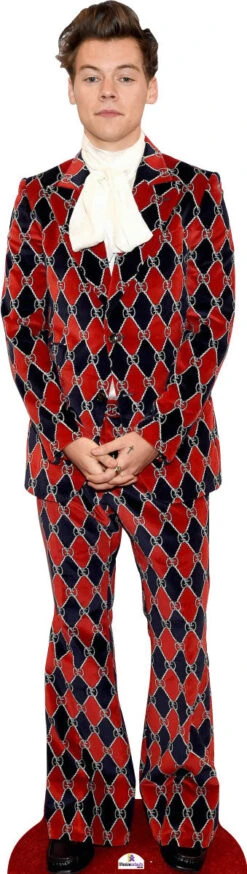 Harry Styles In Red And Black Suit 585 Celebrity Cutout