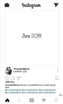 Inst Selfie Frame - Self Standing - Extra Large - 190cm X 90cm Approx.