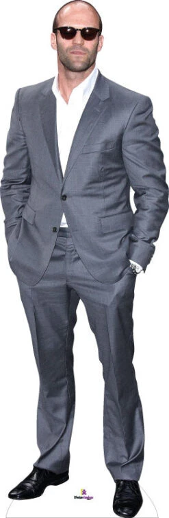 Jason Statham Black Suit 459 Celebrity Cutout -Lifesize Cutouts Shop jason statham 88b