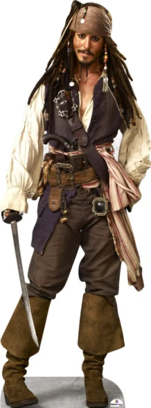 Johnny Depp 104 As Jack Sparrow Celebrity Cutout