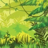 Jungle 270 Backdrop Banner - 2m H X 1.5m W Approx -Lifesize Cutouts Shop jungle 270 2000x1500 ref